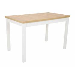 Stół M-10 70x120/160 rozkładany biały