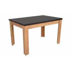 Stół rozkładany drewniany do kuchni bądź salonu Czarny C-2 80x120/160 cm