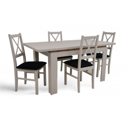 Zestaw krzeseł ze stołem...