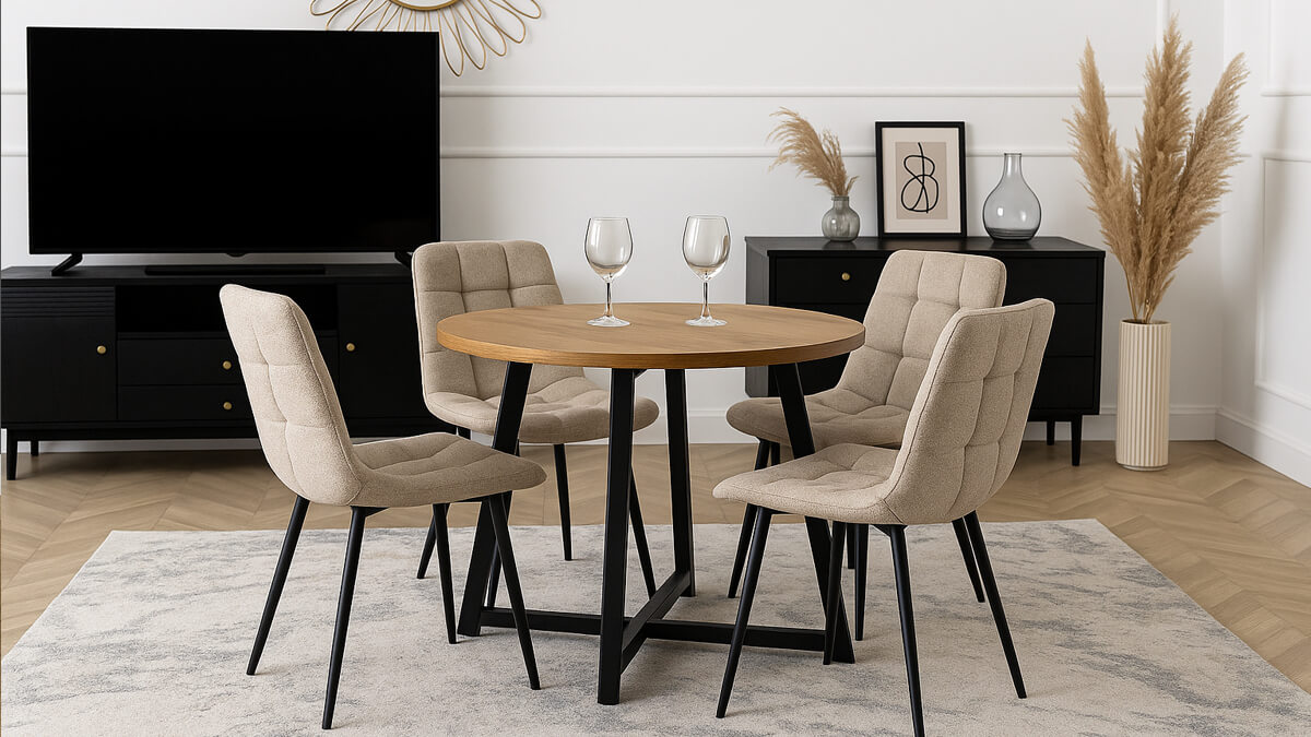 Jaki stół do małego salonu w mieszkaniu w bloku wybrać?